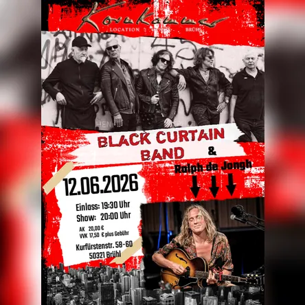 Titelbild zur Veranstaltung Black Curtain Band @ Kornkammer