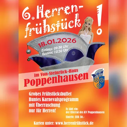 Titelbild zur Veranstaltung 6. Herrenfrühstück