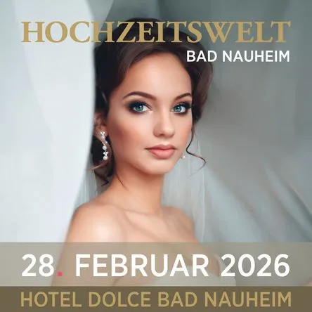 Titelbild zur Veranstaltung HOCHZEITSWELT | Bad Nauheim 2026