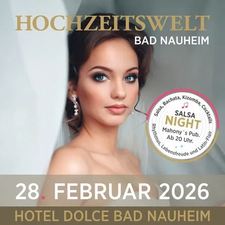 Titelbild zur Veranstaltung HOCHZEITSWELT | Bad Nauheim 2026 | KOMBI