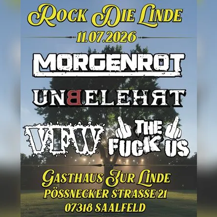 Titelbild zur Veranstaltung Rock die Linde 2026