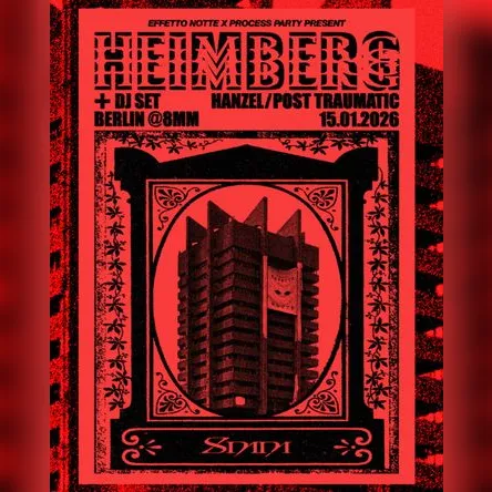 Titelbild zur Veranstaltung EFFETTO NOTTE X PROCESS PARTY - HEIMBERG