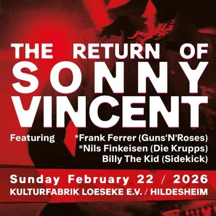 Titelbild zur Veranstaltung The Return of Sonny Vincent