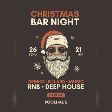 Titelbild zur Veranstaltung Christmas Bar Night