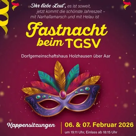 Titelbild zur Veranstaltung Kappensitzungen TGSV 2026