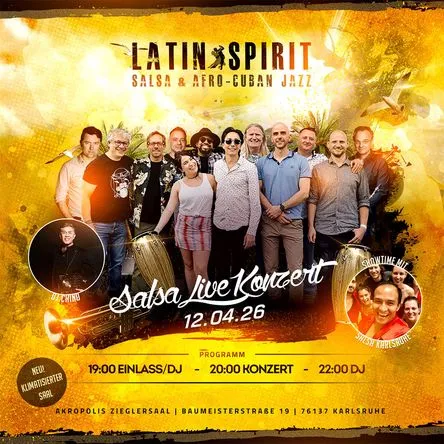 Titelbild zur Veranstaltung Salsa Live Konzert mit LATIN SPIRIT