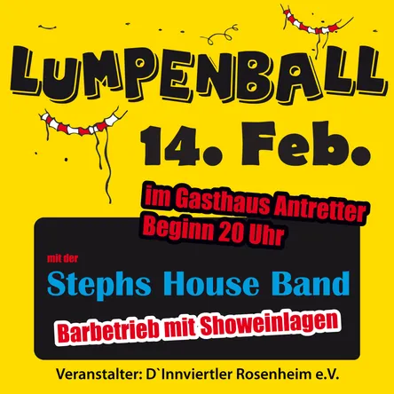 Titelbild zur Veranstaltung LUMPENBALL Stephanskirchen