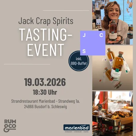Titelbild zur Veranstaltung Jack Crap Spirit Rumtasting im Marienbad
