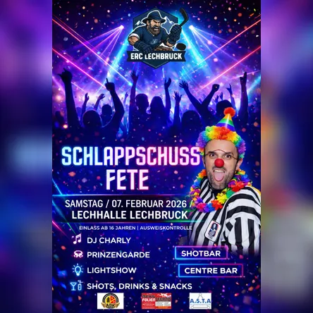 Titelbild zur Veranstaltung Schlappschussfete