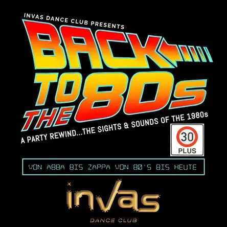 Titelbild zur Veranstaltung Ü30 Party - Back to the 80s