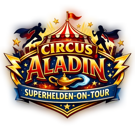 Titelbild zur Veranstaltung Circus Aladin-Superhelden in Löhne