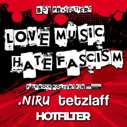 Titelbild zur Veranstaltung Love Music - Hate Fascism