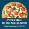 Titelbild zur Veranstaltung Pizza- & Salat-Buffet all you can eat