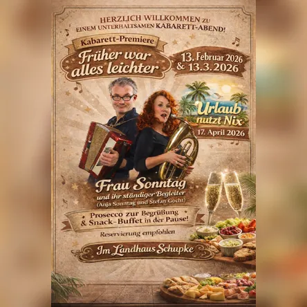 Titelbild zur Veranstaltung Frau Sonntag und ihr ständiger Begleiter