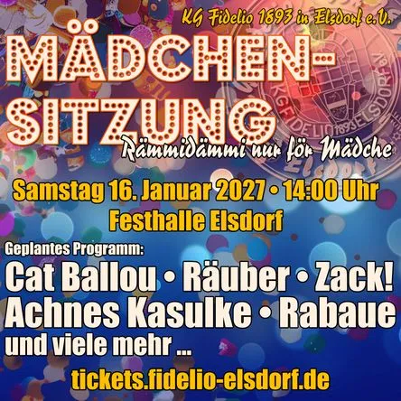 Titelbild zur Veranstaltung Fidelio - Mädchensitzung 2027