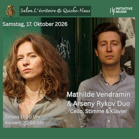 Titelbild zur Veranstaltung Mathilde Vendramin und Arseny Rykov Duo