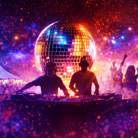 Titelbild zur Veranstaltung Dorf.Beats.Eskalation. - Die Dorfdisco