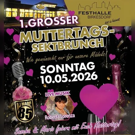 Titelbild zur Veranstaltung 1. grosser Muttertags-Sektbrunch