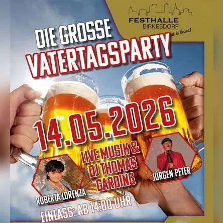 Titelbild zur Veranstaltung Grosse Vatertagsparty