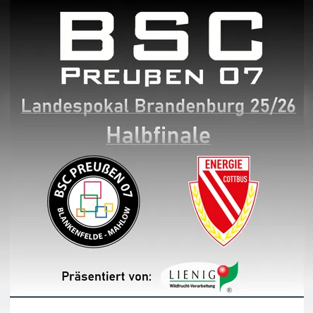 Titelbild zur Veranstaltung Landespokal Halbfinale 25/26 Heim