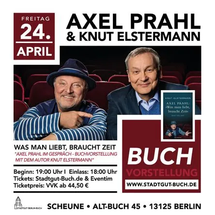 Titelbild zur Veranstaltung Axel Prahl & Knut Elstermann
