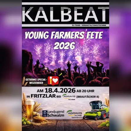 Titelbild zur Veranstaltung Young Farmers Fete 2026
