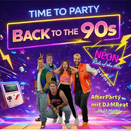 Titelbild zur Veranstaltung Party Time - Back to the 90s