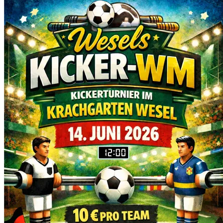 Titelbild zur Veranstaltung Wesels Kicker WM