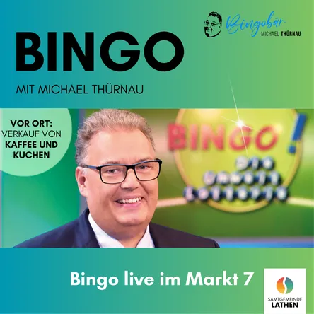 Titelbild zur Veranstaltung Bingo live mit Michael Thürnau