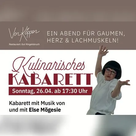 Titelbild zur Veranstaltung kulinarisches Musik-Kabarett