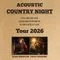 Titelbild zur Veranstaltung Acoustic Country Night