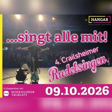 Titelbild zur Veranstaltung 4. Crailsheimer Rudelsingen