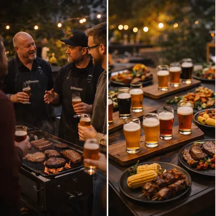 Titelbild zur Veranstaltung BierTasting & BBQ – Genuss vom Grill