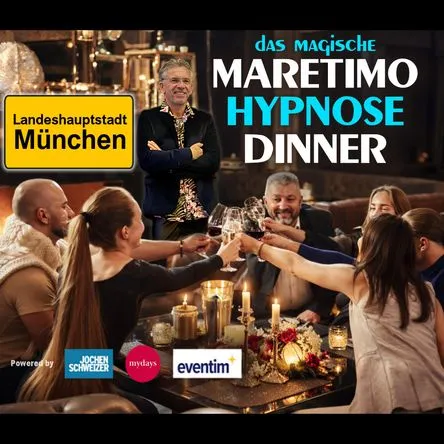 Titelbild zur Veranstaltung Das magische Hypnose-Dinner München
