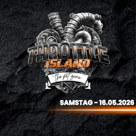 Titelbild zur Veranstaltung Throttle Island - Tagesticket Samstag