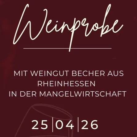 Titelbild zur Veranstaltung Weinprobe