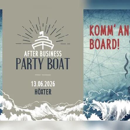 Titelbild zur Veranstaltung After Business Partyboat Höxter