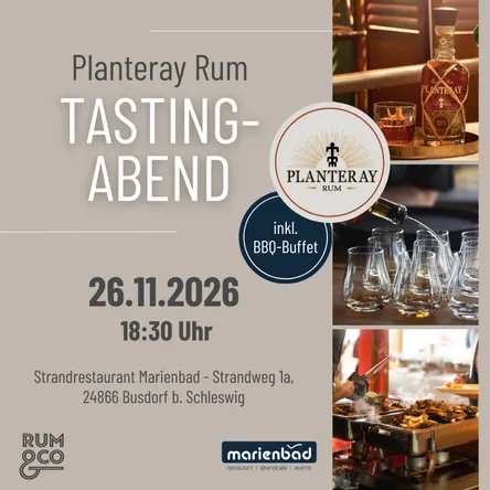 Titelbild zur Veranstaltung Planteray Rumtasting im Marienbad