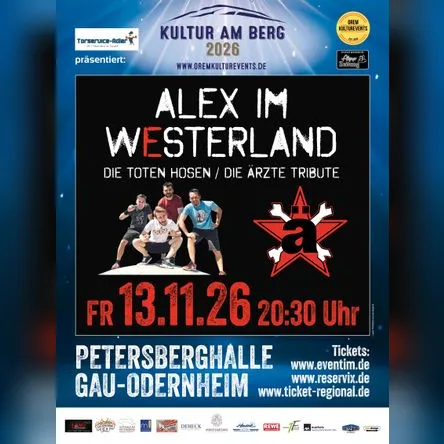 Titelbild zur Veranstaltung Alex im Westerland