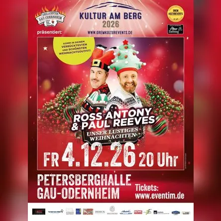 Titelbild zur Veranstaltung Ross Antony & Paul Reeves