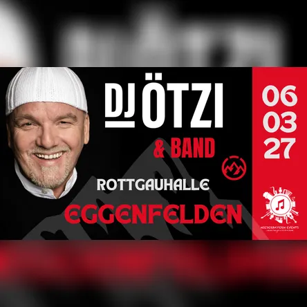 Titelbild zur Veranstaltung DJ ÖTZI & Band - L!VE @ Eggenfelden