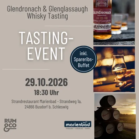 Titelbild zur Veranstaltung Glendronach & Glenglassaugh Tasting