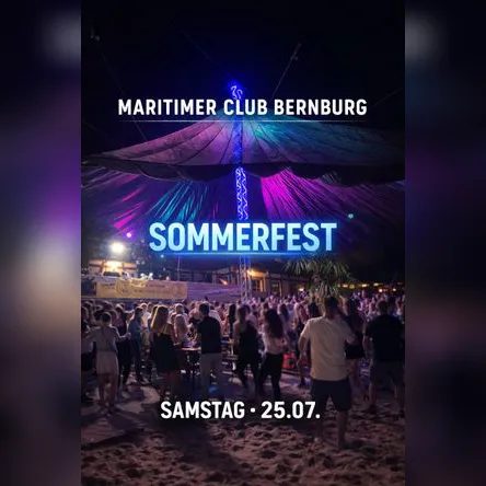 Titelbild zur Veranstaltung Sommerfest des Maritimer Club Bernburg