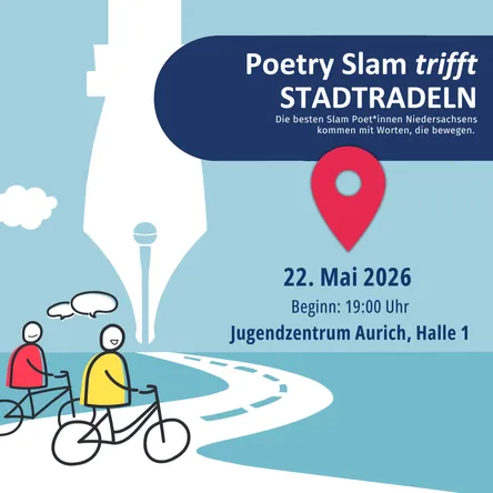 Titelbild zur Veranstaltung Poetry Slam trifft STADTRADELN
