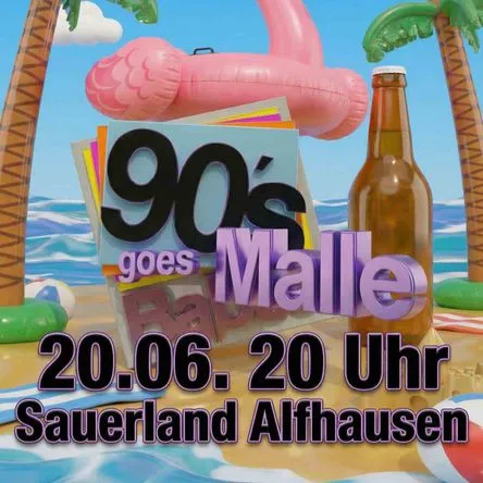 Titelbild zur Veranstaltung 90s Babes - goes Malle!
