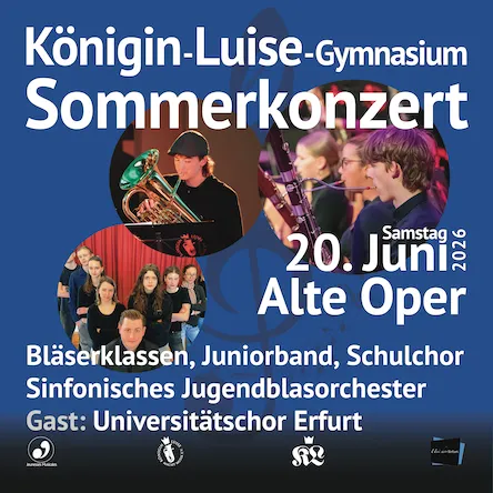 Titelbild zur Veranstaltung Sommerkonzert - Königin-Luise-Gymnasium