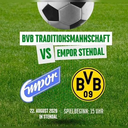 Titelbild zur Veranstaltung Empor Stendal vs. Borussia Dortmund