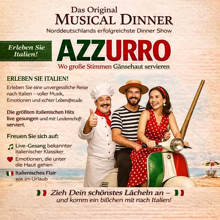 Titelbild zur Veranstaltung Musical Dinner (Das Original) AZZURRO