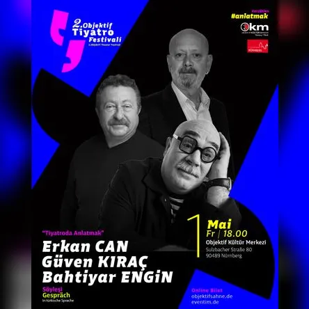 Titelbild zur Veranstaltung Erkan Can - Güven Kirac - Bahtiyar Engin