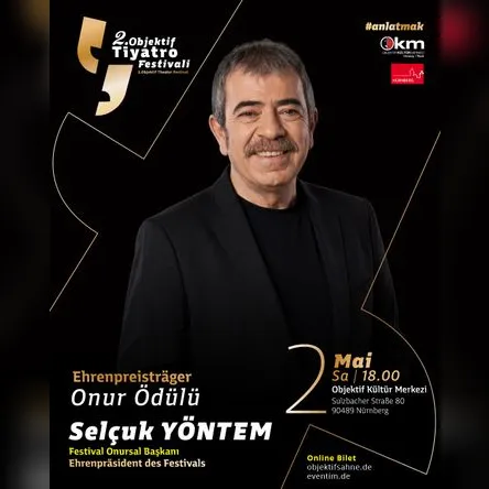 Titelbild zur Veranstaltung Selcuk Yöntem - Ehrenpreisträger